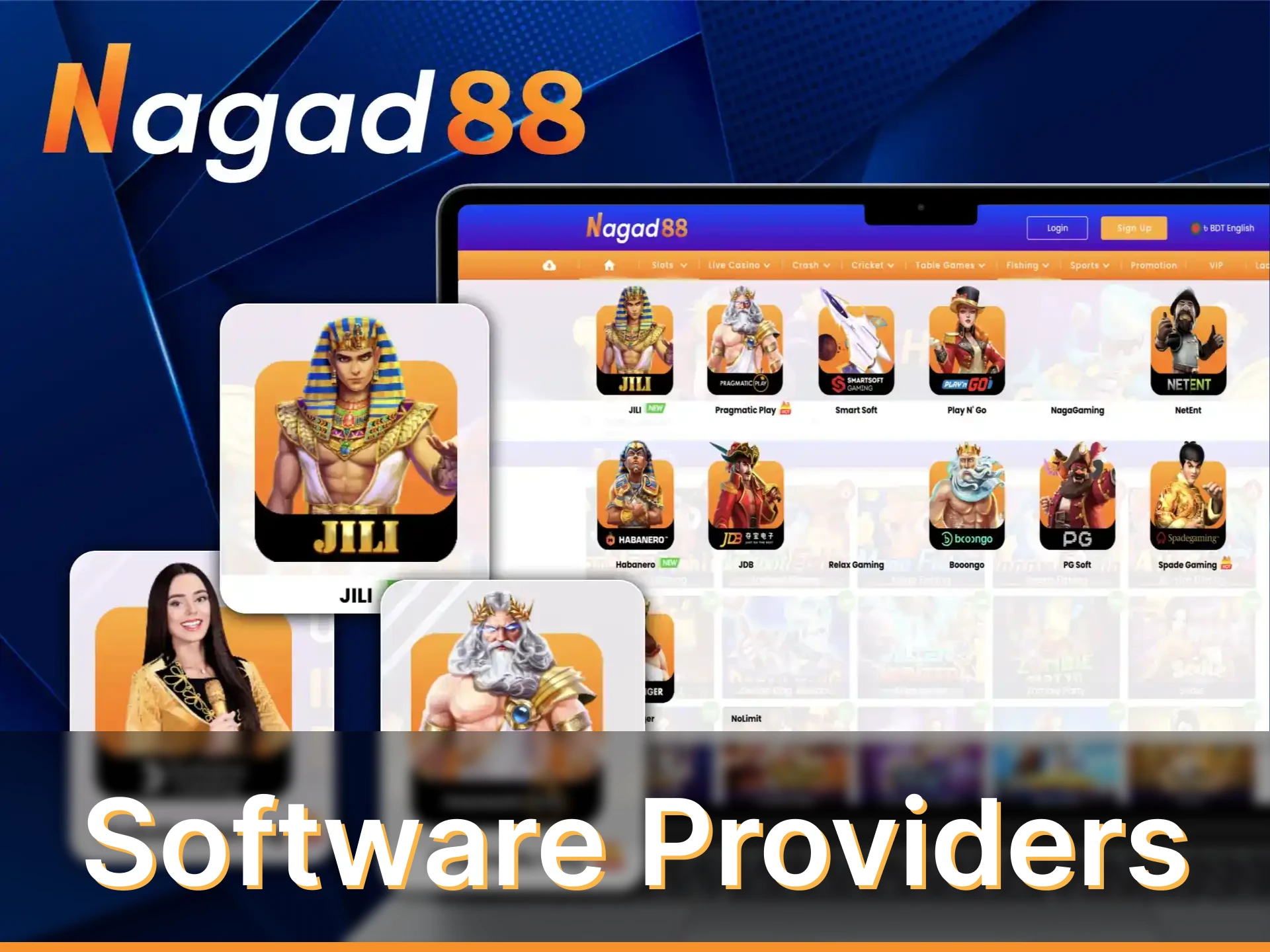 Nagad88 has partnered with leading software providers.