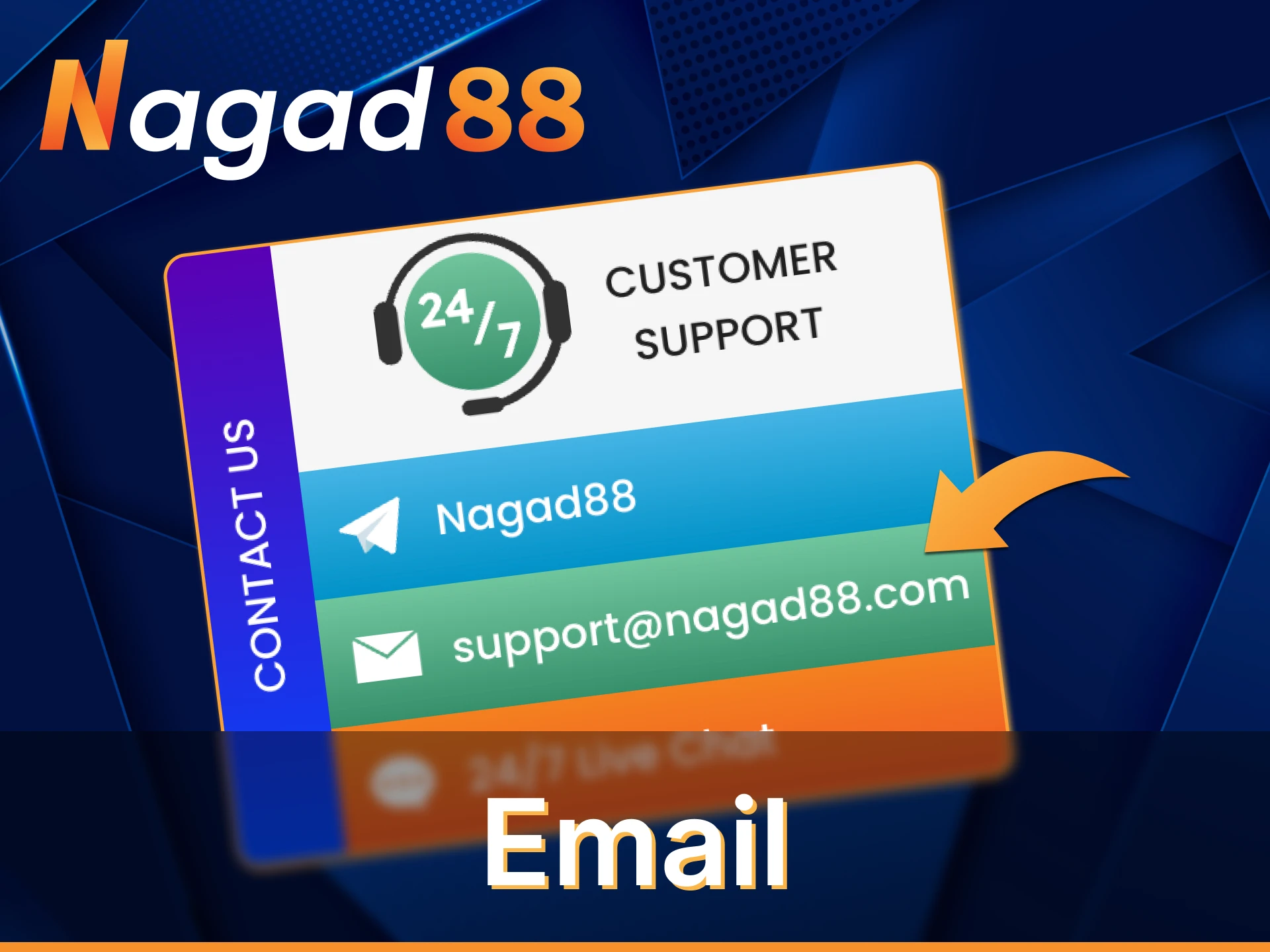 Count on support from Nagad88 via email.